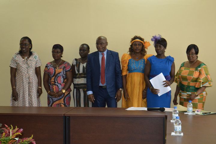 Ministère/ Investiture de la Secrétaire Générale de la sous-section SYNASEF-CI  de l’UNA