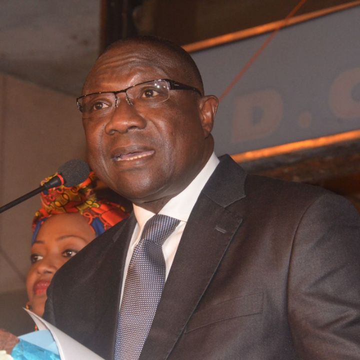 PDCI-RDA / Le délégué communal François Albert AMICHIA et Mme KONE Colette SE du Pgalvanisent les militants de Treichville