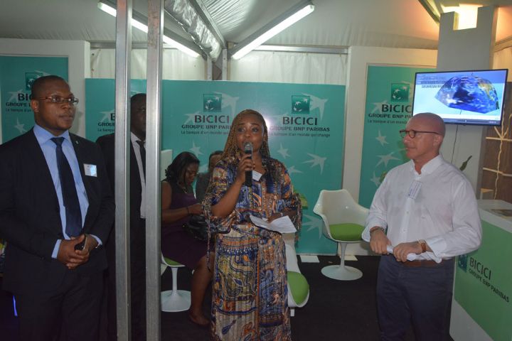 La BICICI au salon des banques de la chambre de commerce française