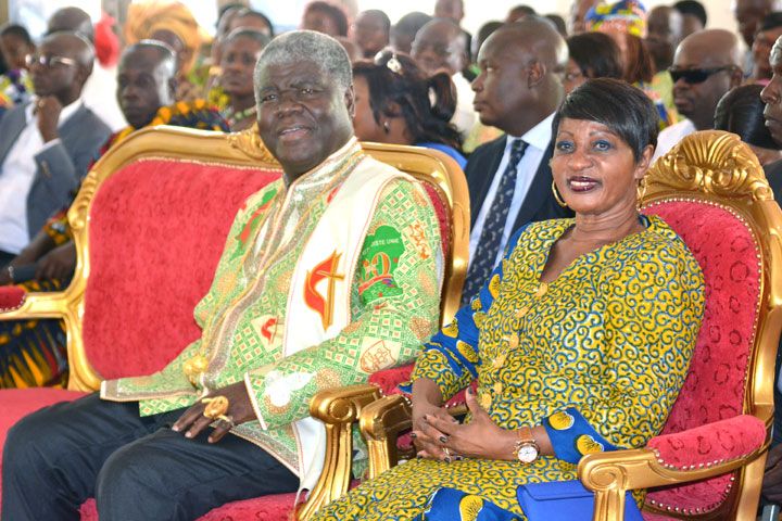 Centenaire de l’église Méthodiste Unie de Côte d’Ivoire: Mme Bédié aux côtés de Mambé pour la dédicace du Temple Béthel d’Abiaté II