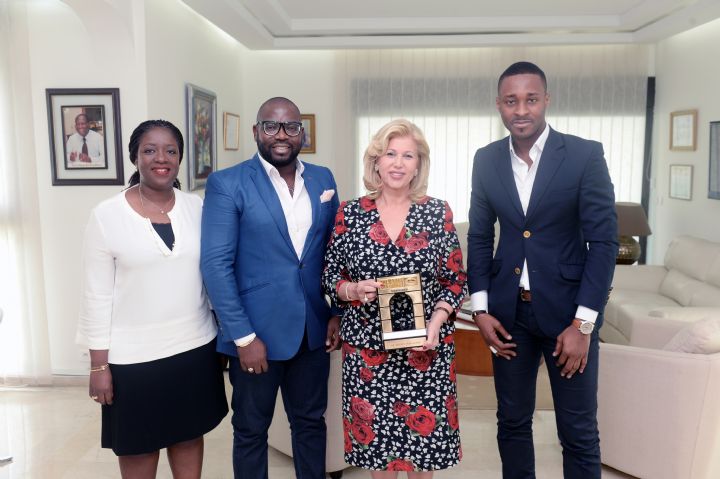 Prix Arch Of Europe : la direction du magazine ESPRIT reçue par la Première Dame