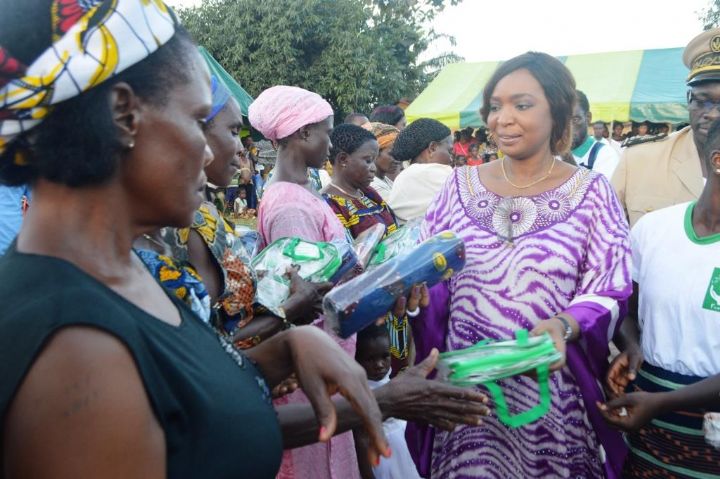 Tabaski 2016: Madame MABRI communie avec les populations du Gemon et du Tonkpi
