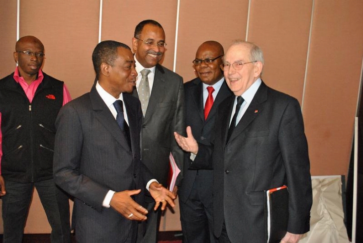 Michel Camdessus invite le gouvernement ivoirien au forum mondial de l’eau à Marseille, du 12 au 17 mars 2012.