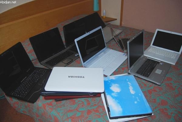 AIP/Présentation du nouveau design de son site : Le ministre Koné Bruno offre dix (10) ordinateurs