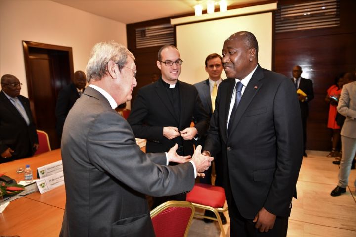 Développement et paix : Monseigneur Bruno-Marie Duffé, Secrétaire du Dicastère du Vatican et le Premier Ministre Amadou Gon Coulibaly ont échangé sur la dimension spirituelle et religieuse