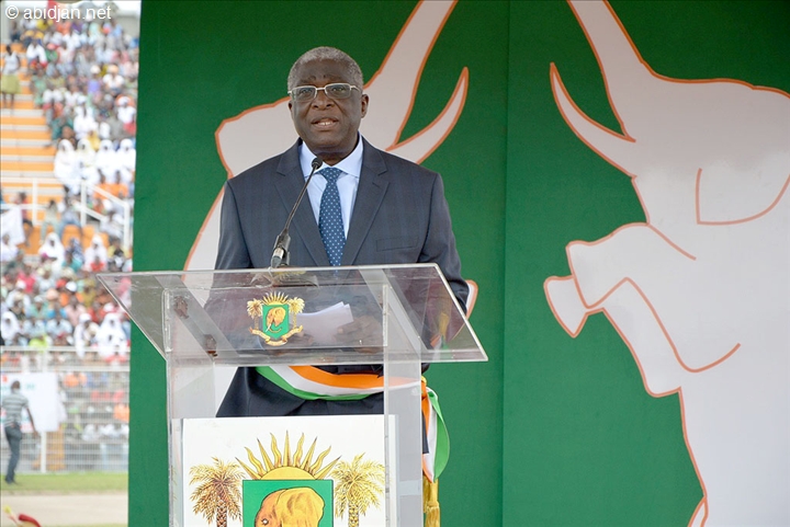 Meeting de clôture de la Visite d’Etat dans la région du Gbêkê: le discours du maire de Bouaké
