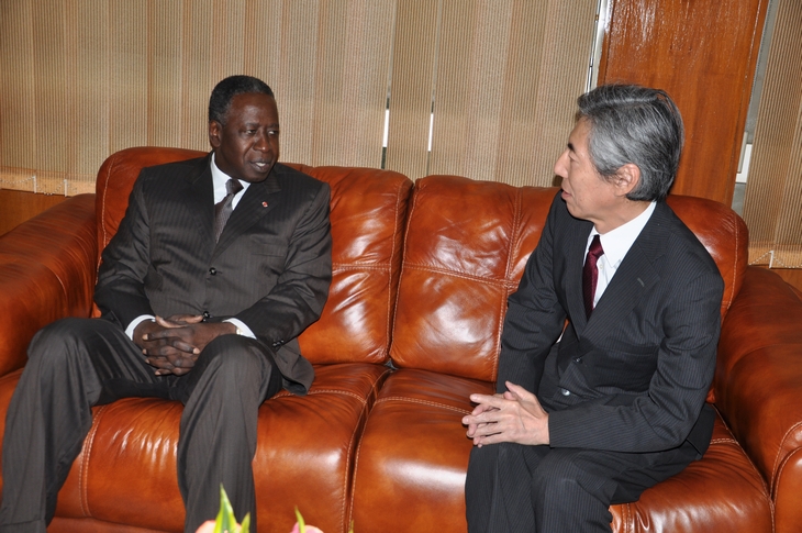 Coopération Côte d’Ivoire/Japon - L’ambassadeur du Japon chez le Ministre Adama Toungara
