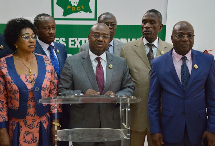 Le groupe parlementaire PDCI-RDA invite les militants à rester vigilants face aux 