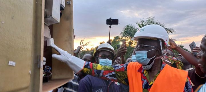 Bouaké: Mise sous tension électrique du village-communal d’Amanibo