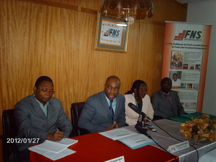 Fonds national de solidarité : le Directeur général du Fns, Franck Dogoh Madou face à la presse