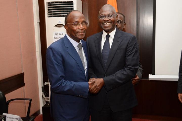 Signature d`accord de prêt pour le financement du projet de création d`un poste 90/33kv à Azopé avec le fonds koweïtien: allocution du ministre auprès du premier ministre chargé de l’économie et des finances