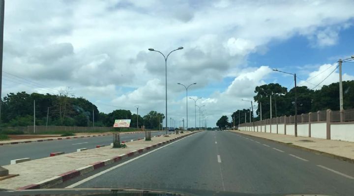 La ville de Ferké déserte