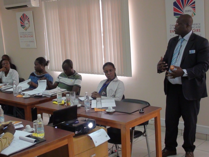 Les PME/PMI membres de la Chambre de Commerce et d’Industrie Française en Côte d’Ivoire sensibilisés aux conditions d’obtention des garanties et cautionnements  délivrées par les Assurances agréées dans le cadre des marchés publics le jeudi 31 janvier 2013