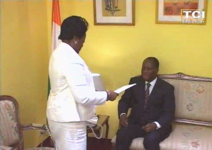 Olga Laure Gondjout reçue en audience, par le chef de l’Etat : Le Gabon aux coté de la Côte d’Ivoire pour la sortie de crise