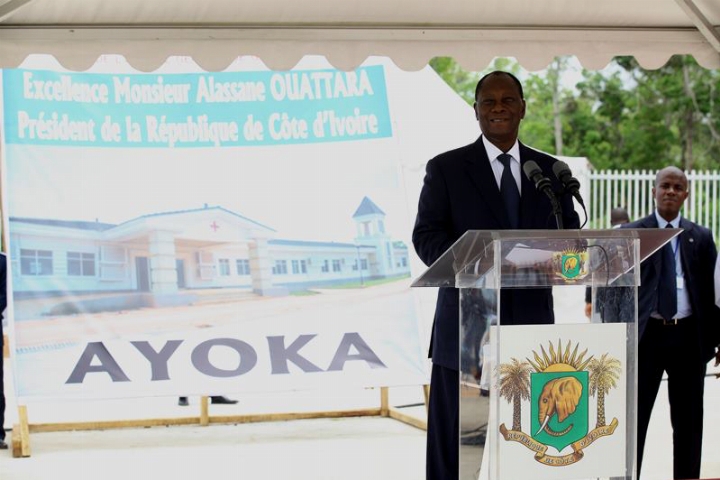 Mise en service de l’hôpital général de Gagnoa: Quand Ouattara rassemble la région natale de Gbagbo