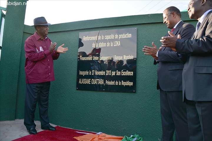 Visite d’Etat : Alassane Ouattara remet en service la station de traitement d’eau de Bouaké