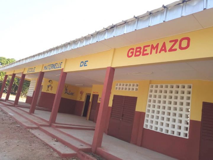 Education: l’école maternelle de Gbémazo en voie d’achèvement