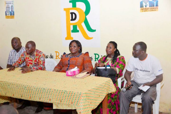 RDR Guiglo: Anne Ouloto exhorte au maintien de la ‘’flamme militante’’
