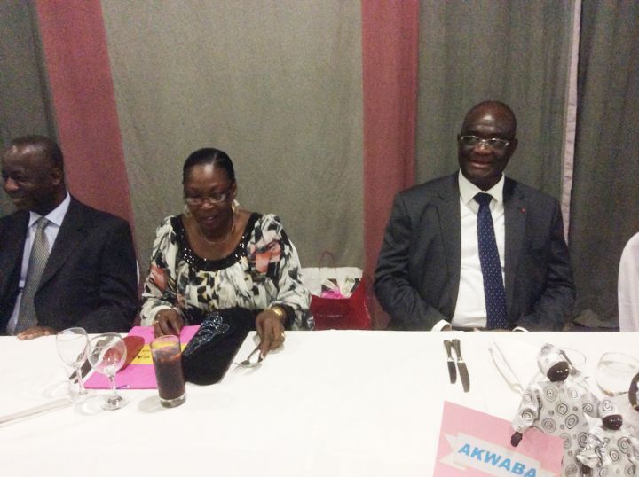 Pr Kakou Guikahué au Dîner-gala de l’ONG