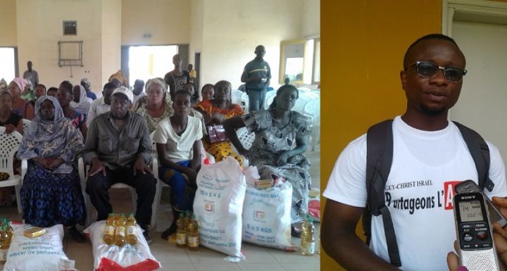 Le chantre Guy Christ offre des vivres à 40 familles démunies de San Pedro