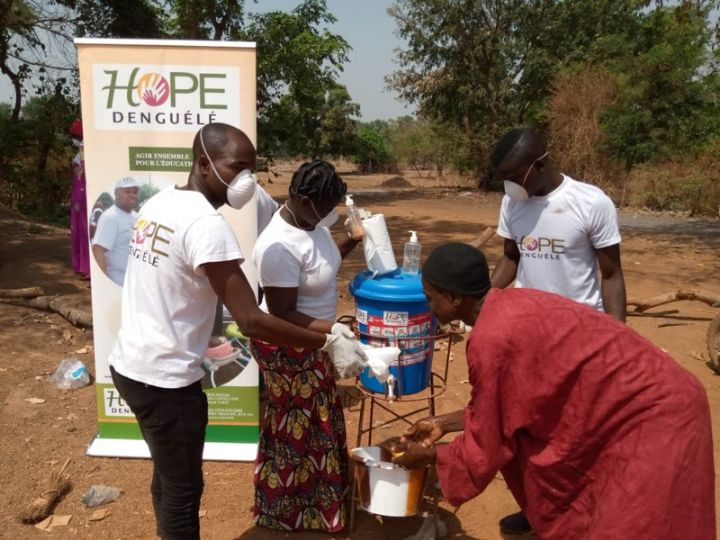 L’ONG Hope Denguélé sensibilise les populations contre le Coronavirus à Odienné