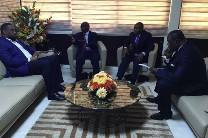 Coopération Cote d’ivoire-Libéria, Sidiki DIAKITE échange avec Varney SIRLEAF, le Ministre libérien des affaires intérieures