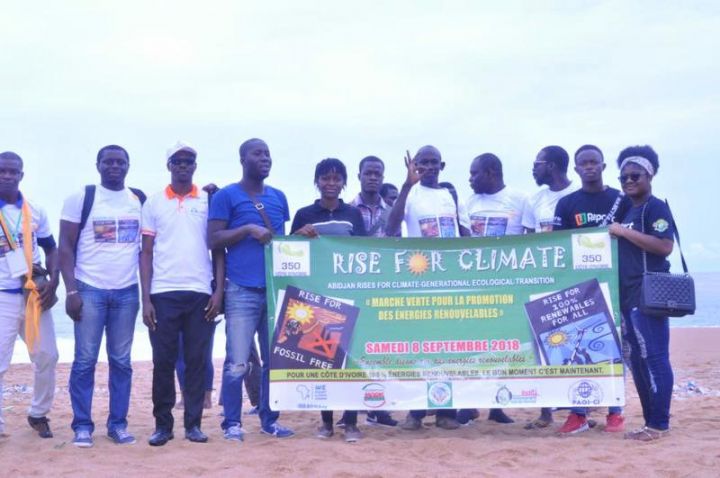 Protection de l’environnement et promotion des énergies renouvelables : Une Marche verte à Abidjan dans le cadre de l’Edition 2018 de Rise For Climate