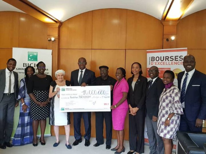 Promotion de l’excellence : la BICICI offre 10 millions FCFA à la Fondation Benianh International