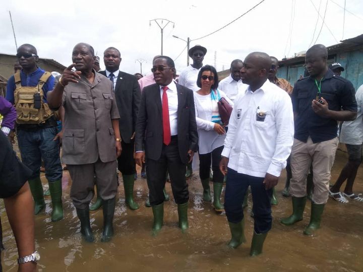 Grand Bassam: Le Vice président Duncan fait des dons d’un montant global de 38 millions de Francs CFA aux sinistrés des inondations