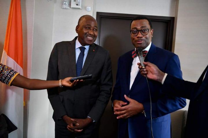Côte d’Ivoire - BAD : Amadou Gon Coulibaly et Akinwumi Adesina discutent du Programme Social du Gouvernement