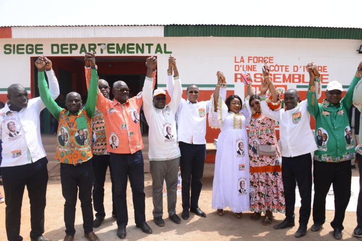 « Le bilan du RHDP fait peur à l’opposition », Bruno Nabagné Koné à l’investiture de la Coordination départementale RHDP de Kouto.