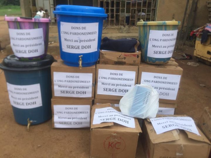 Lutte contre le coronavirus: Serge Doh soutient la population de Bangolo et lance le slogan