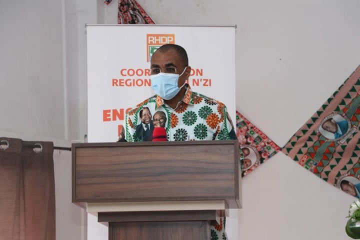 Enrôlement et révision de la liste électorale/ Le Ministre Adama Coulibaly : « Tout le N’ZI est engagé pour le triomphe d’Amadou GON dès le 1er tour »