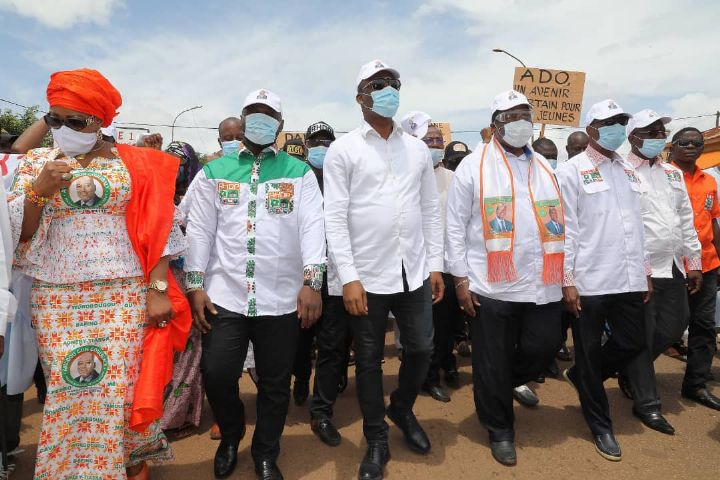 Présidentielle d’octobre prochain: les militants du Rhdp du Haut sassandra marchent pour réclamer Alassane Ouattara