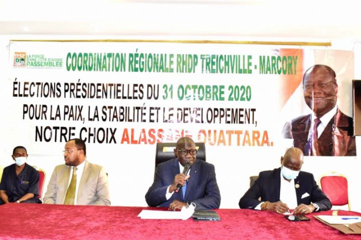 Coordination régionale RHDP Treichville-Marcory: l’équipe de campagne pour la présidentielle officiellement installée