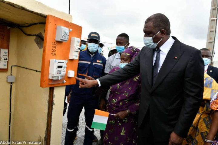 Electricité : 1500 habitants du quartier Marahoué (Bouaflé) accèdent à l’électricité