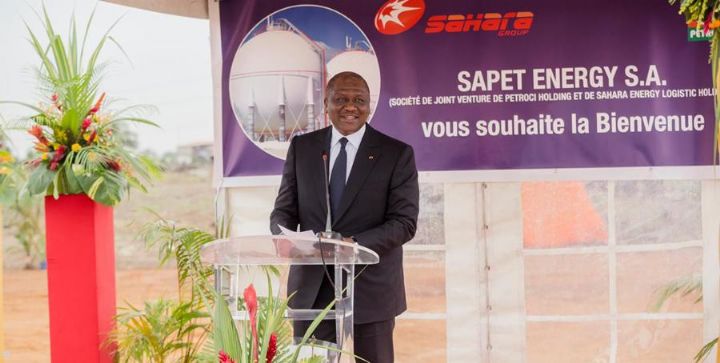 Gaz butane : le Premier Ministre ivoirien, Hamed Bakayoko, pose la première pierre de trois nouvelles installations de stockage