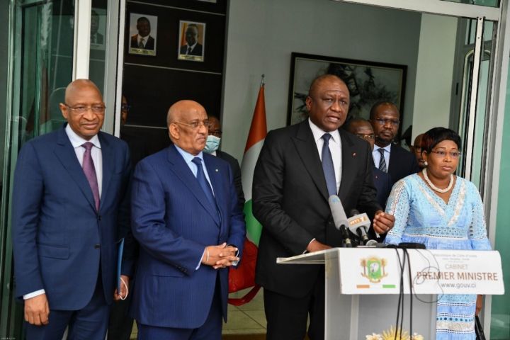 Présidentielle 2020 : le Premier Ministre Hamed Bakayoko rassure la mission d’observation de l’UA sur les conditions d’un scrutin paisible