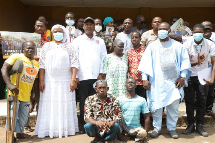 Législatives à Daloa: les personnes en situation de Handicap et la communauté Wê choisissent la liste RHDP