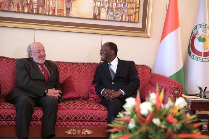 Développement: Le Président a échangé avec le député européen Louis Michel