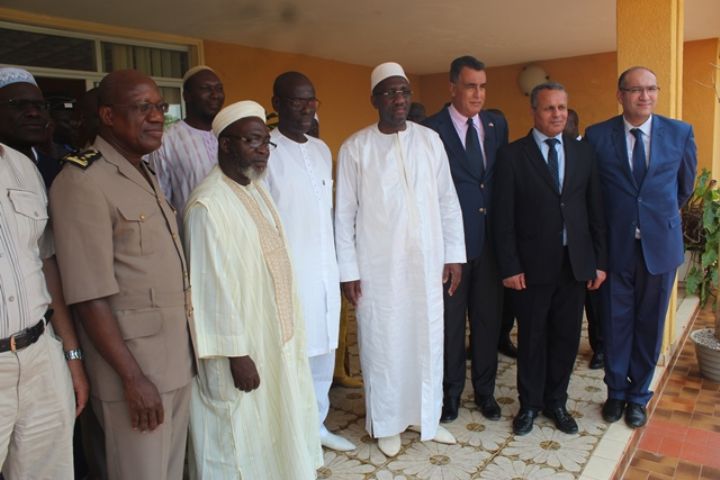 Une délégation du royaume du Maroc visite la grande mosquée de Yamoussoukro