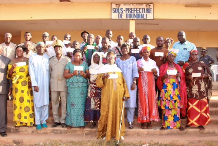 Processus d’indemnisation des crises survenues en Côte d’Ivoire : Des victimes de la Bagoué reçoivent réparation