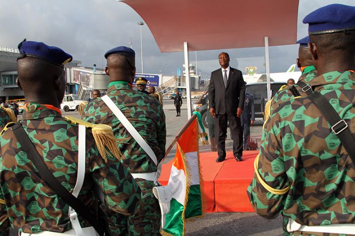 Alassane Ouattara au 50ème sommet de la CEDEAO à Abuja (Nigeria)