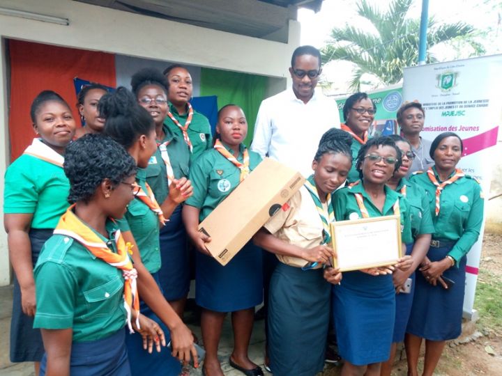 L’engagement de la Fédération Ivoirienne De Scoutisme Féminin récompensé
