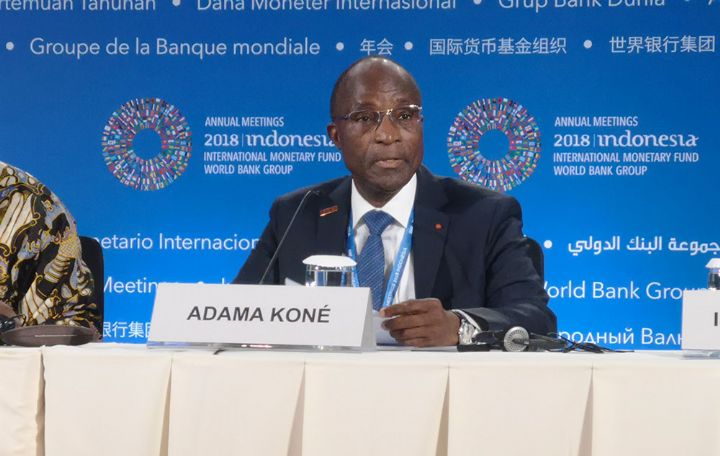 Assemblées annuelles du FMI-BM en Indonésie, conférence de presse ministérielle / Digitalisation et  mobilisation des ressources internes : le ministre Adama KONE partage l’expérience de la Côte d’Ivoire