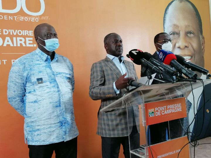 Présidentielle 2020 : le RHDP invite le gouvernement à mettre fin aux violences post-électorales