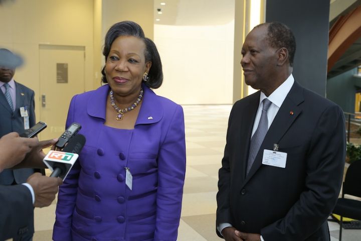 Catherine Samba-Panza fait le bilan des législatives : 