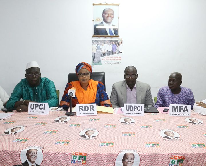 Le RHDP Koumassi se « désolidarise » de la présence du député suppléant Sangaré Yacouba au conclave du RACI (Déclaration)