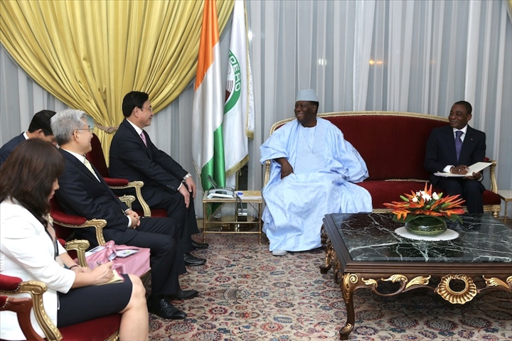 La Corée du Sud veut participer au développement de la Côte d’Ivoire
