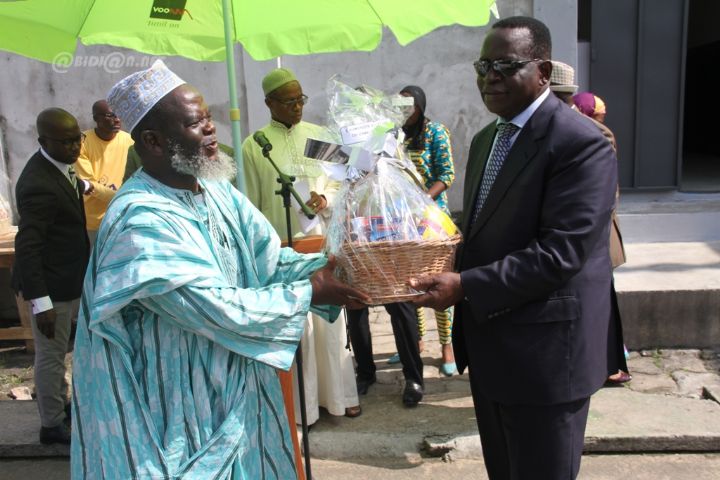 Commune du Plateau: Akossi Bendjo inaugure les locaux aménagés de la mosquée du Camp Gallieni